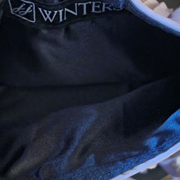 JJ Winters Cross Body Shoulder Bag Fringe Lavender Boho Festival - Picture 4 of 4